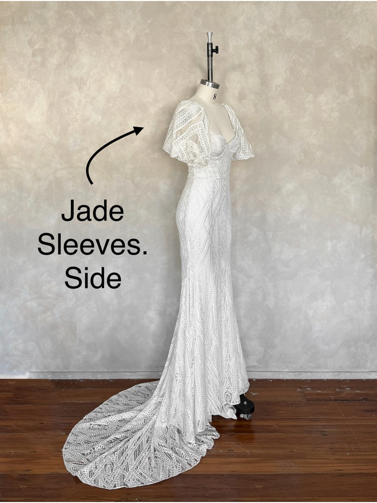 Rue De Seine Jade Lace Puff-Sleeves (Sleeves Only) — image 3 of 8